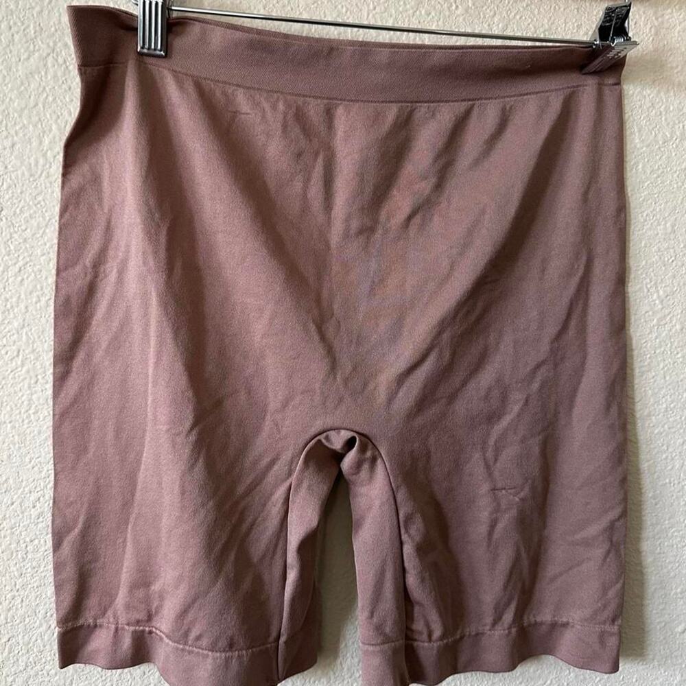 Skinnygirl brown bike shorts 2XL /NWOT 1503